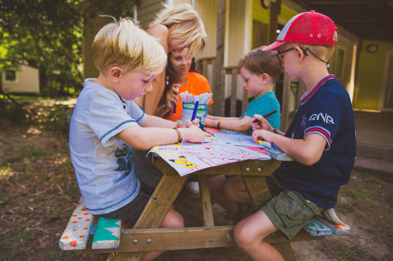 Camping ardèche club enfants