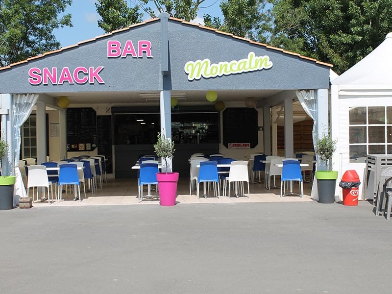 Snack Bar Camping Club Moncalm Vendée Angles 