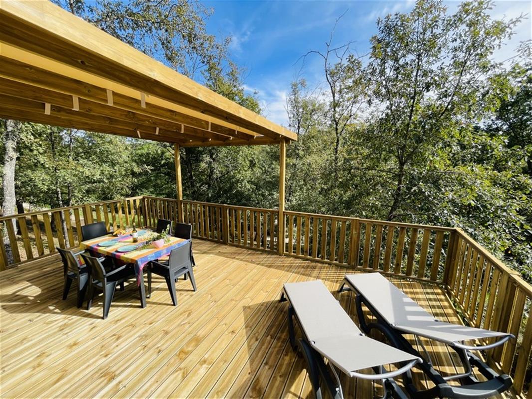 Location Camping Dordogne - Cottage Premium 4 places